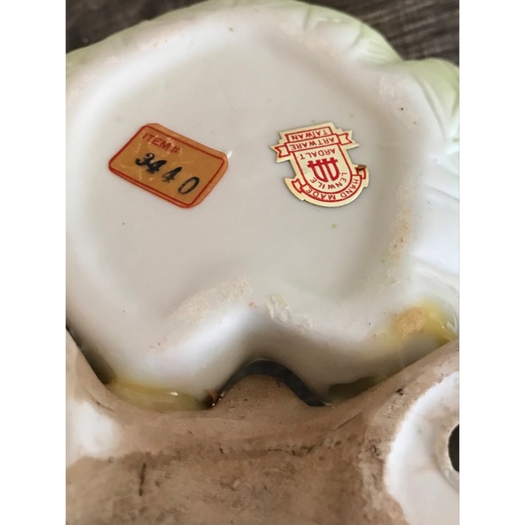 Vintage Lenwile Ardalt Tawain Porcelain Bird Soap/Candy Nut Dish - Picture 8 of 10